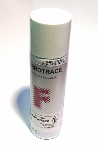FERROTRACE תרסיס לזיהוי שרידי ברזל על היד FERROTRACE תרסיס לזיהוי שרידי ברזל על היד