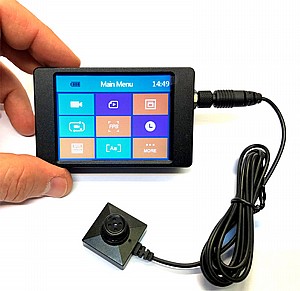 PV-500NEO PRO Bundle אוגר ווידאו זעיר עם מסך מגע באיכות FHD כולל מצלמת כפתור 2MP PV-500NEO PRO Bundle אוגר ווידאו זעיר עם מסך מגע באיכות FHD כולל מצלמת כפתור 2MP